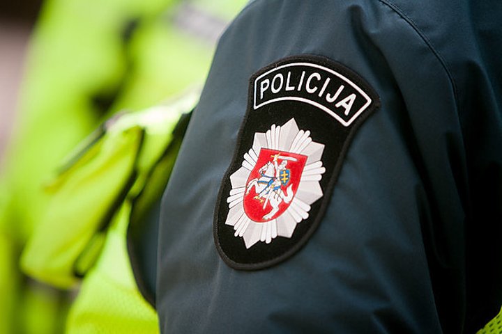 asociatyvi nuotrauka – policijos ženklas