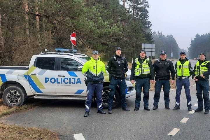 pareigūnai, dalyvavę bendroje priemonėje pasienyje